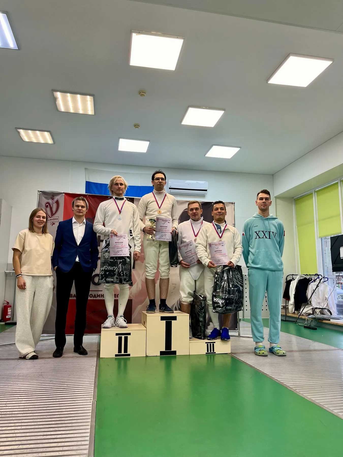 Работа судьи во время турнирного боя